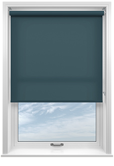 Roma, Teal - Roller Blind